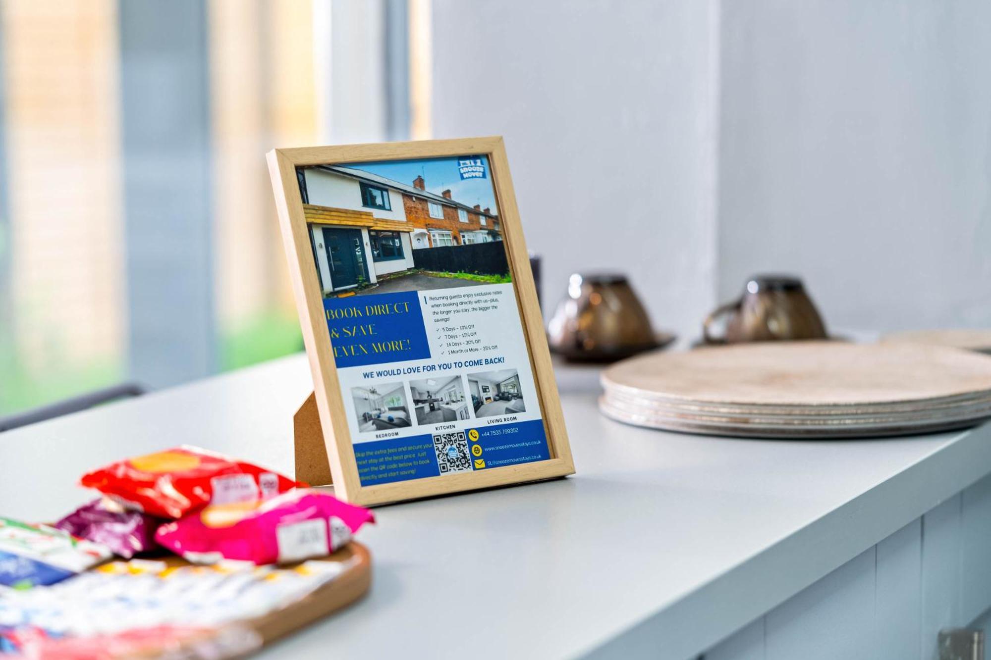 Stylish 3 Bedroom Home Away From Home เบอร์มิงแฮม ภายนอก รูปภาพ